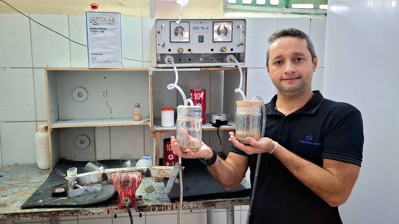Dica na hora da laminação da prótese #protese #amputação #produção 