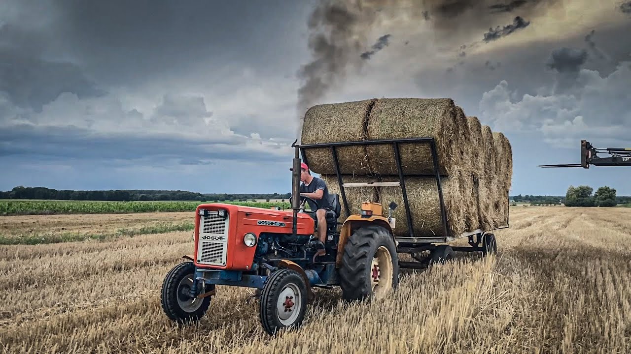 🔥Wtopa!🔥Oporowe Zwożenie Słomy 2023🔥Emisja Spalin 101%✔Agro Awuus✔