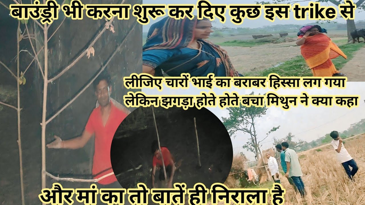 आखिर चारों भाई की बराबर हिस्सा लग ही गई कितने खुशी की बात है लेकिन झगड़ा होते होते बचा कियू की #vlog