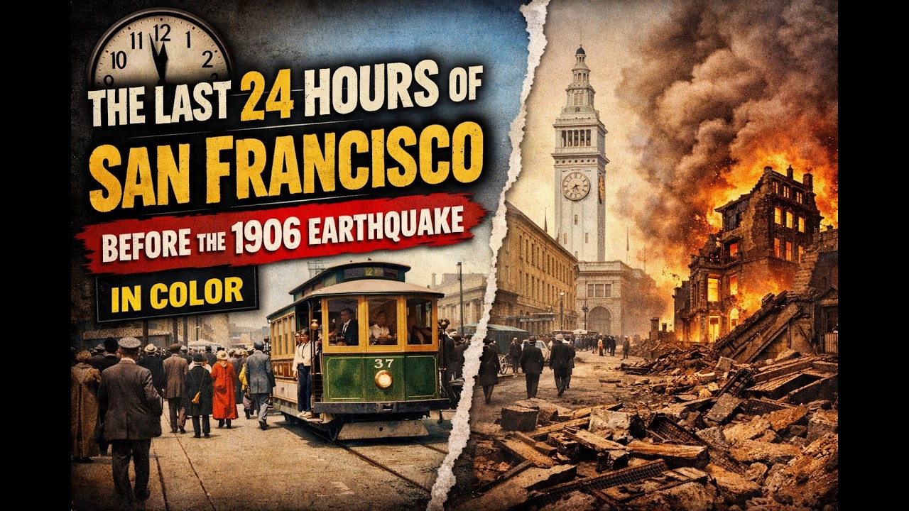 **The Last 24 Hours of San Francisco Before the 1906 Earthquake (In Color)**