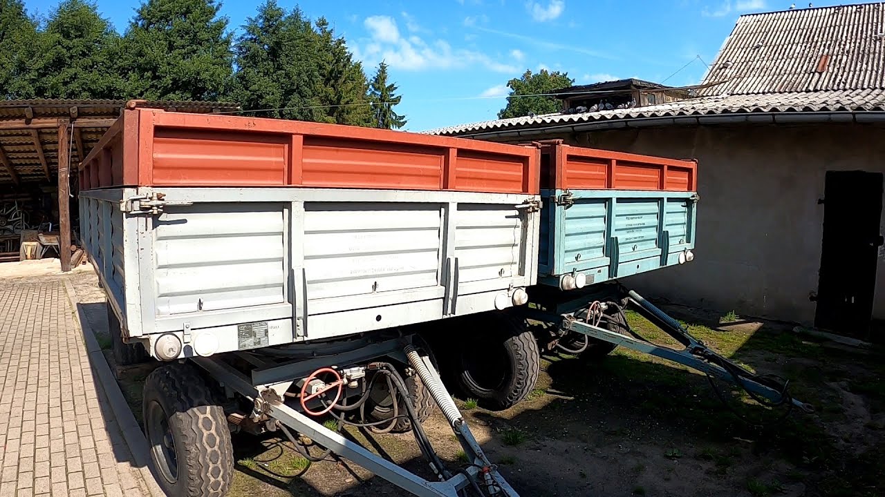 Sanocka Fabryka Autobusów Dwie przyczepy jak nowe po 40 latach Oględziny D732
