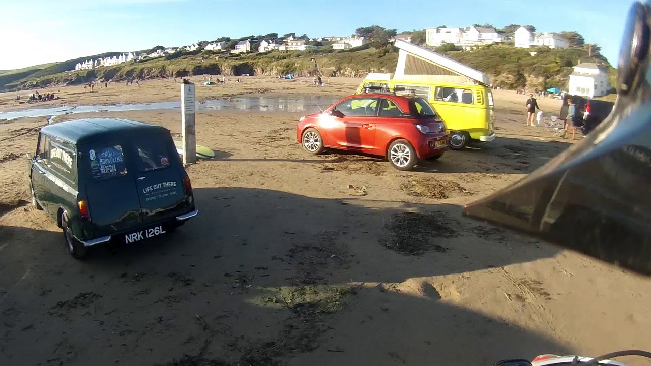 Polzeath Beach in Cornwall