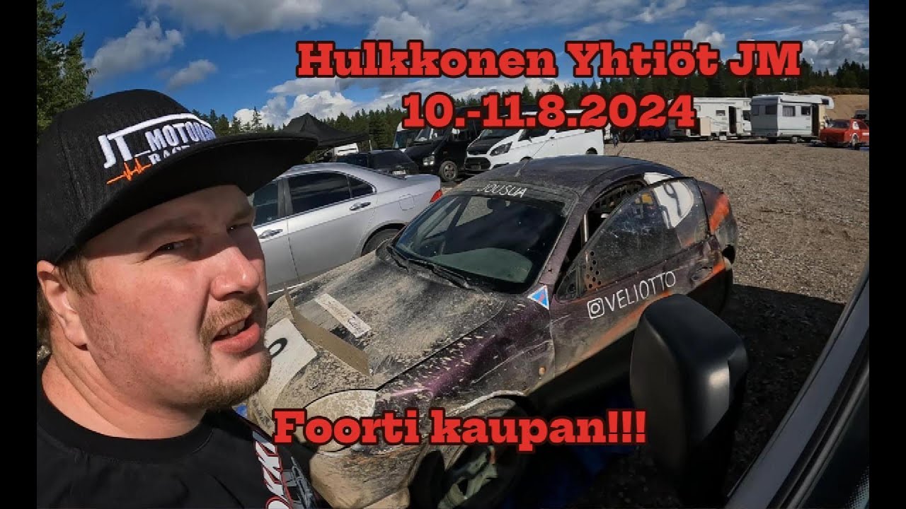 Meni Foorti kaupan! Hulkkonen Yhtiöt JM 10.-11.8.2024 Vlog @JarvinenRacing