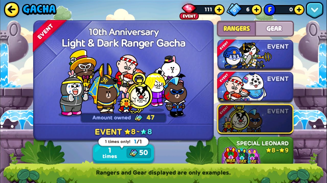 LINE Rangers เปิดเเสงมืดตู้การันตี 10 ปีโครตสุด😮 EP.11