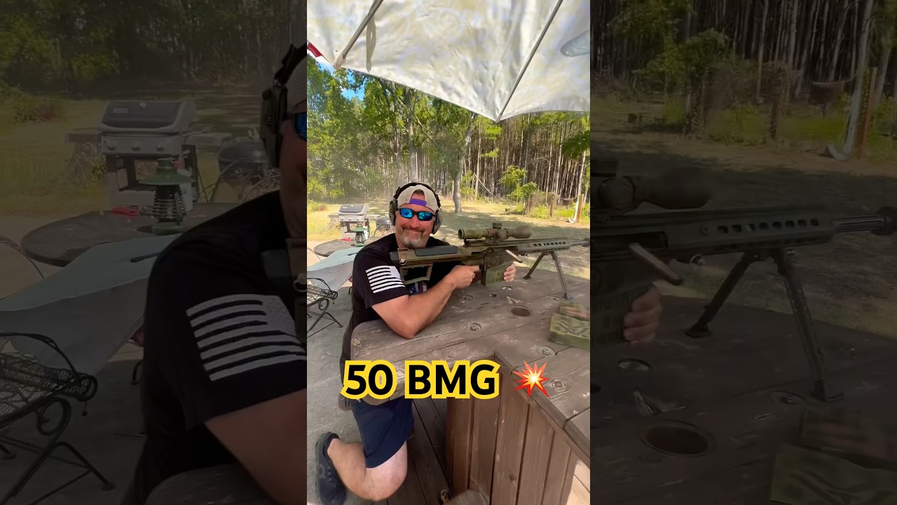 Unleashing Power: Barrett M107 .50 BMG Full Magazine Dump