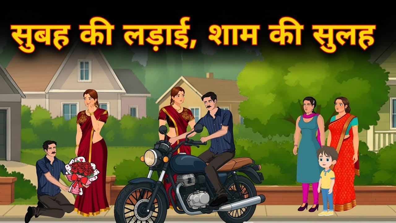 सुबह की लड़ाई, शाम की सुलह | Hindi Kahani | StoryTime | Stories | Bedtime Stories | Moral Story
