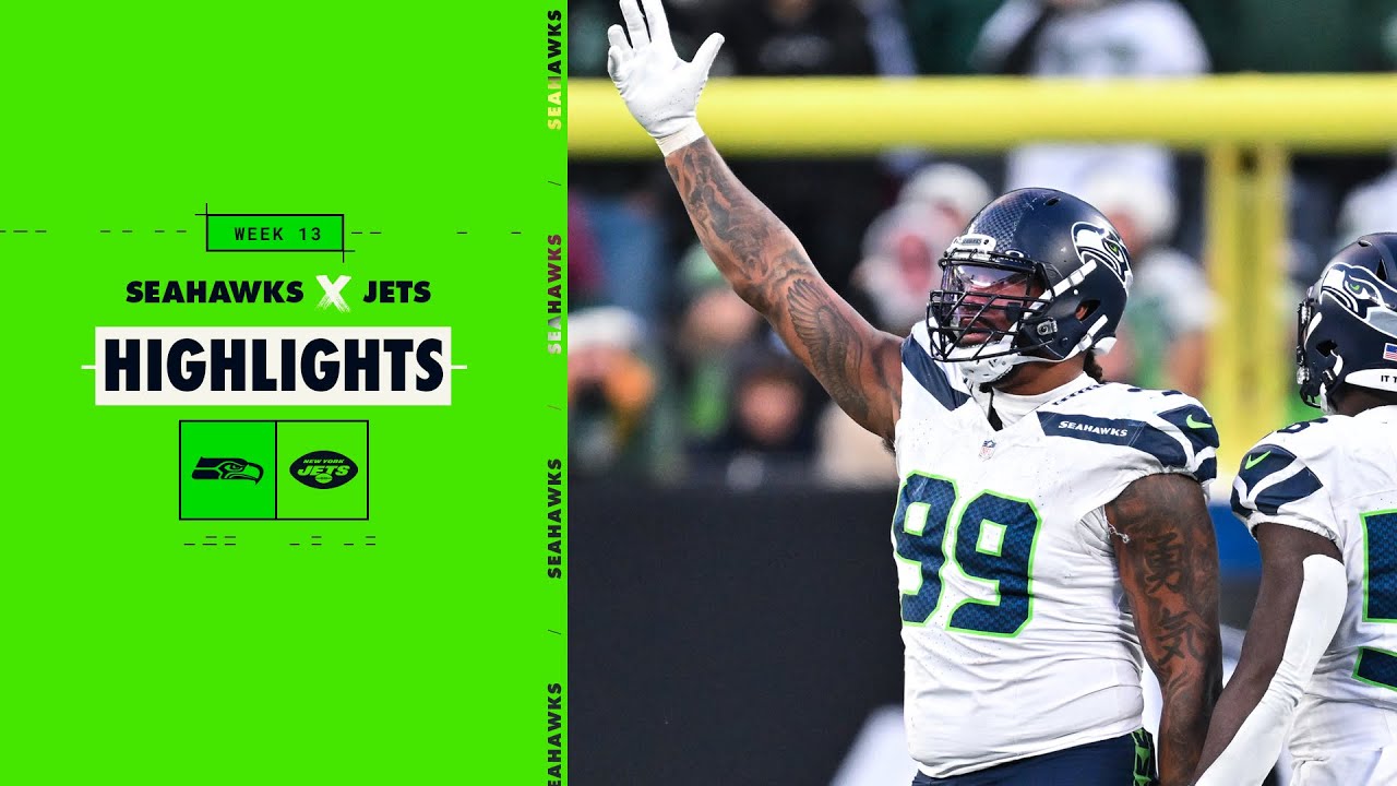 Seattle Seahawks Highlights vs. New York Jets | 2024 Regular Season Week 13
