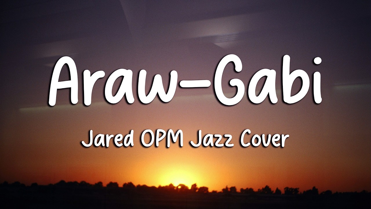 Araw-Gabi - Regine Velasquez (OPM Jazz Cover by Jared) (Lyrics) (Loop Video)