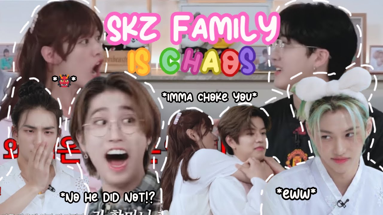 SKZ Family is CHAOS 💀😭 ( I voiced over Skz Family and it was crazy 😧)