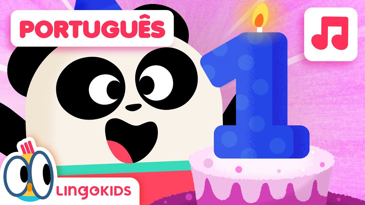 PARABÉNS PRA VOCÊ 🎂🎈 Para crianças de 1 ano 1️⃣ | Músicas Lingokids