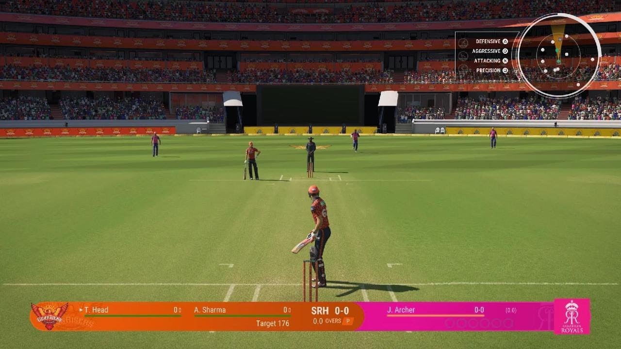 Cricket 24 IPL SRH Match 1