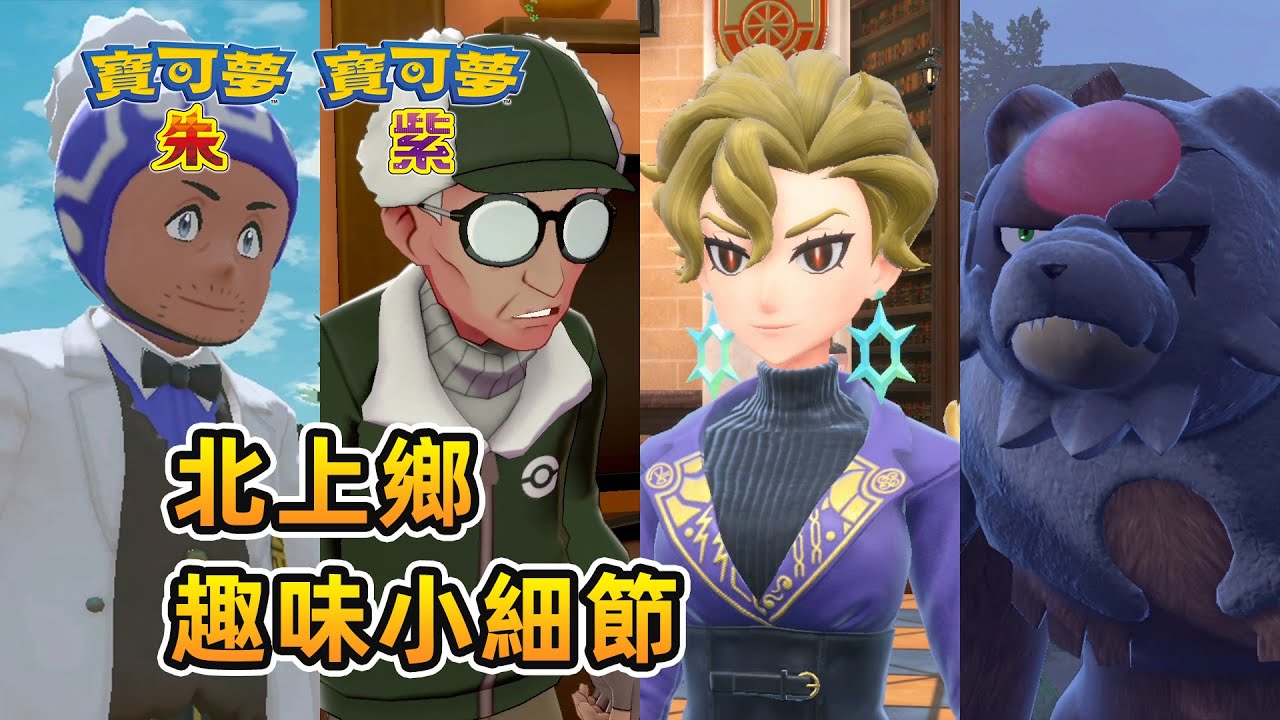 寶可夢朱紫DLC 北上鄉的趣味小細節 昔日帽子的重現