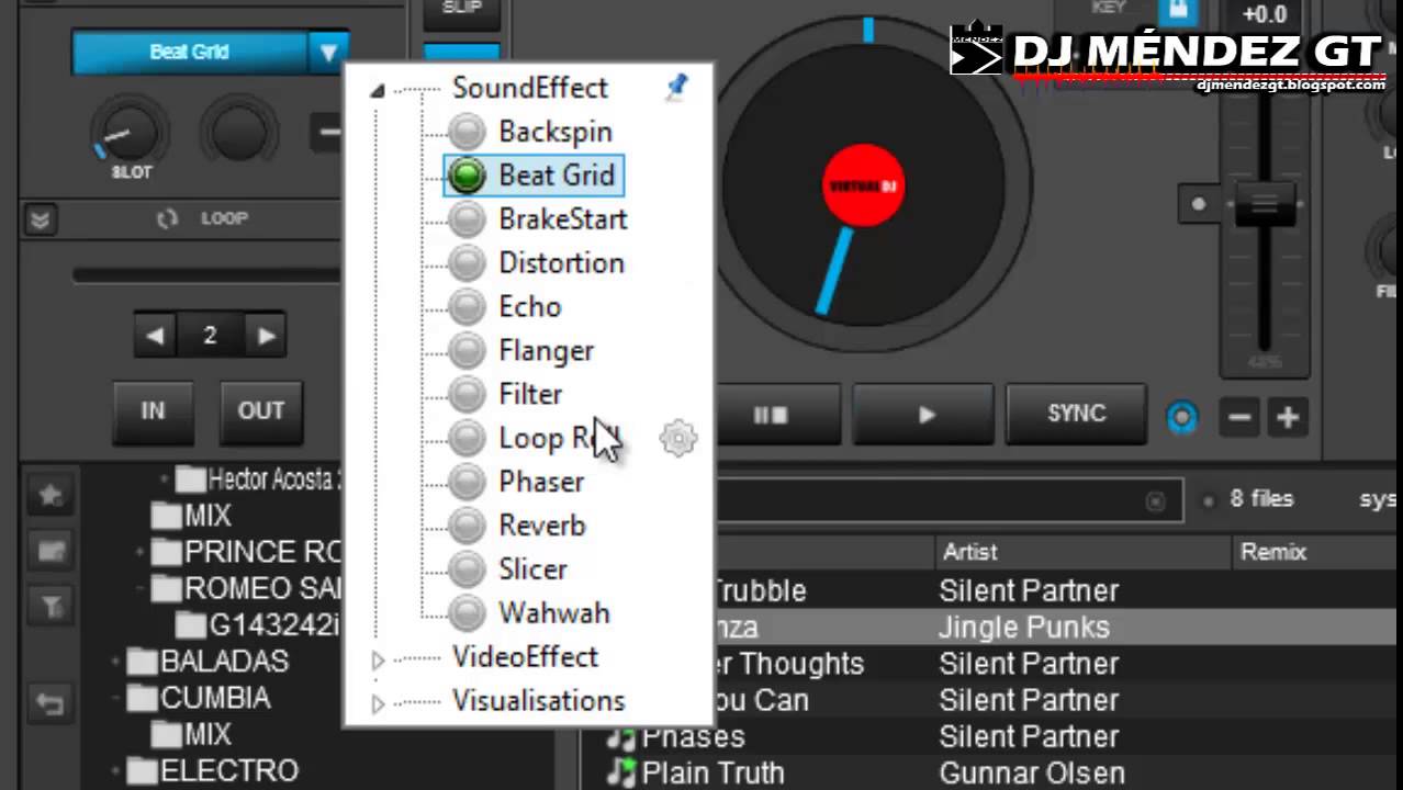 Como Usar Virtual DJ 8 PRO - Hot Cue, Efects, Loop, Key Lock, Sampler
