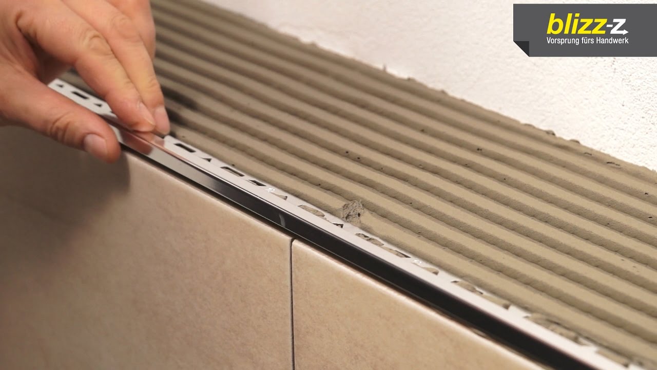 Perfekte Fugenoptik mit FugFIX Fliesenschienen
