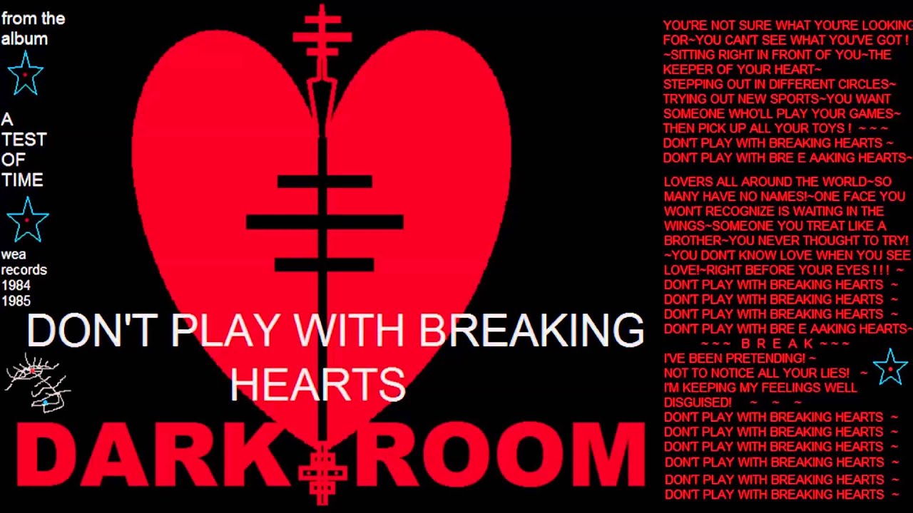 JIM GRAY DARKROOM DON'T PLAY WITH BREAKING HEARTS (OFFICIAL) song and lyrics