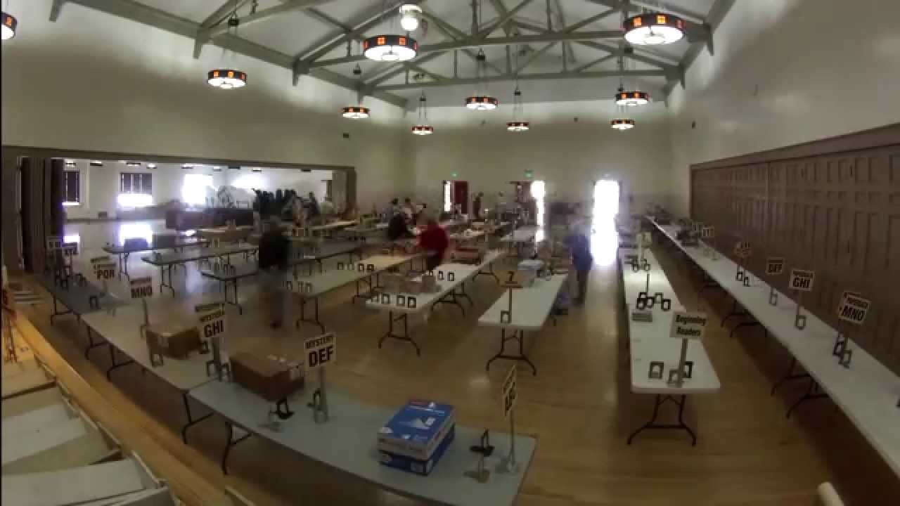 2015 Annual Book Sale Setup
