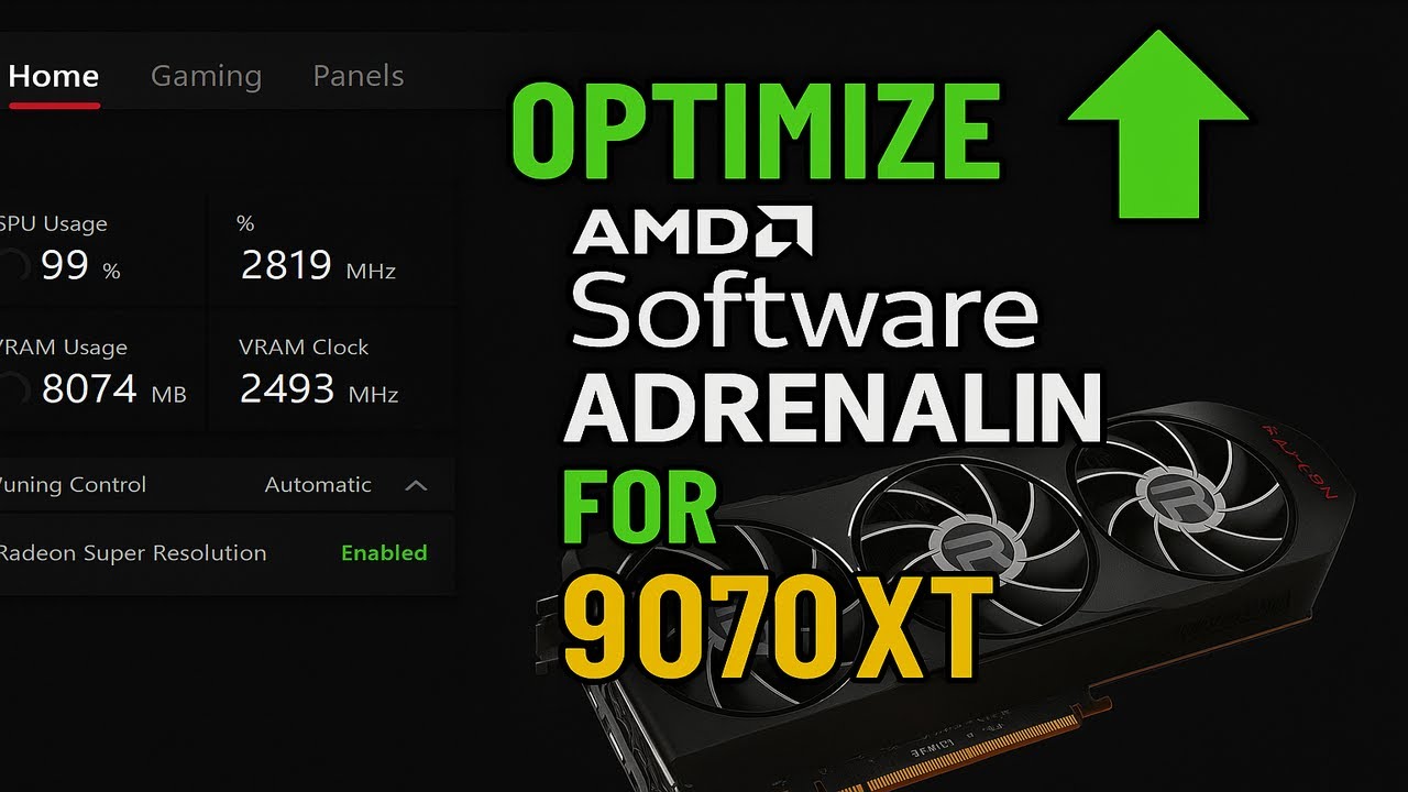 ¡Haz que tu 9070XT Vuele! 🔧 Optimización en AMD Adrenalin