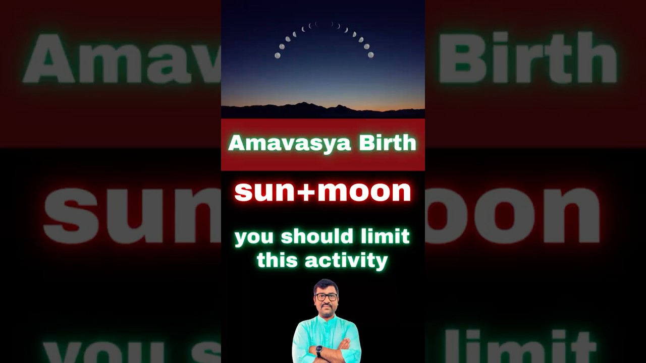Amavasya Birth : Did you born on this day. #amavasya #amavasyabirth #astrology #birthonamavasya