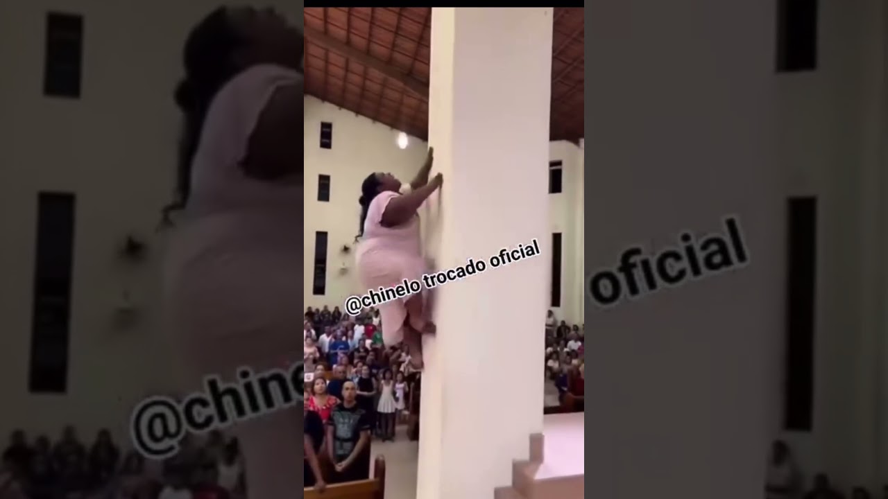Mujer poseida por algo raro