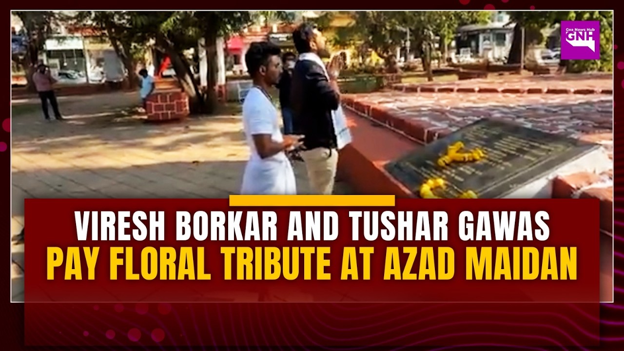Viresh & Tushar Pay Floral Tribute at Azad Maidan | GNH | 28/02/2026