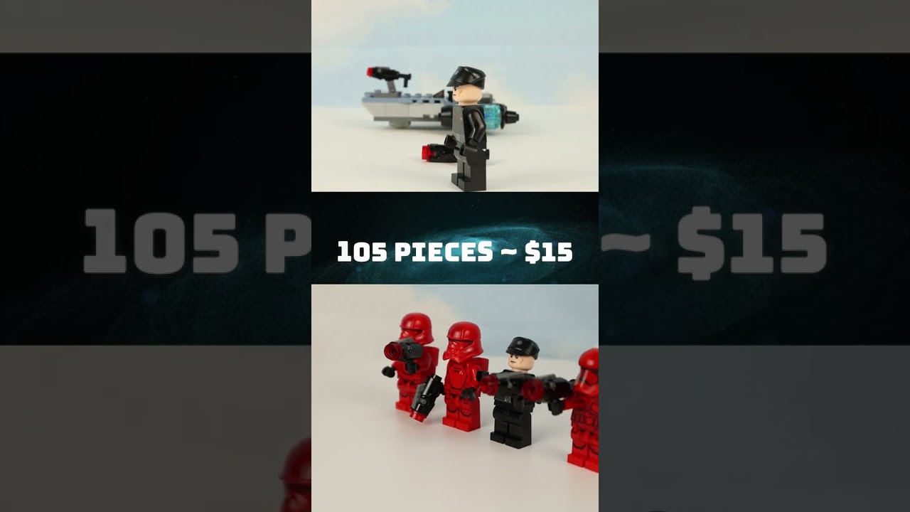 Sith Troopers Battle Pack Build and View: LEGO Star Wars 75266 #legoshorts #shorts #shortsfeed