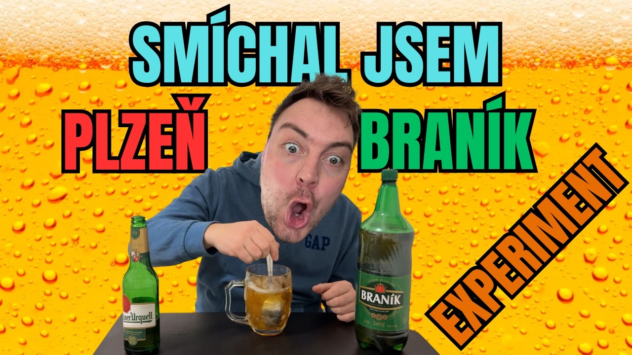 NEJHORŠÍ experiment s pivem v Česku?😱 Pilsner + Braník = dobré nebo katastrofa?