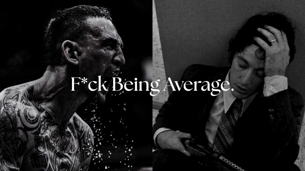 No More Average Days.