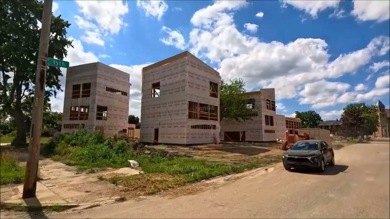 Detroit's Grand River Drive Continues Into Core City, A Neighborhood Under  Construction. July, 2025