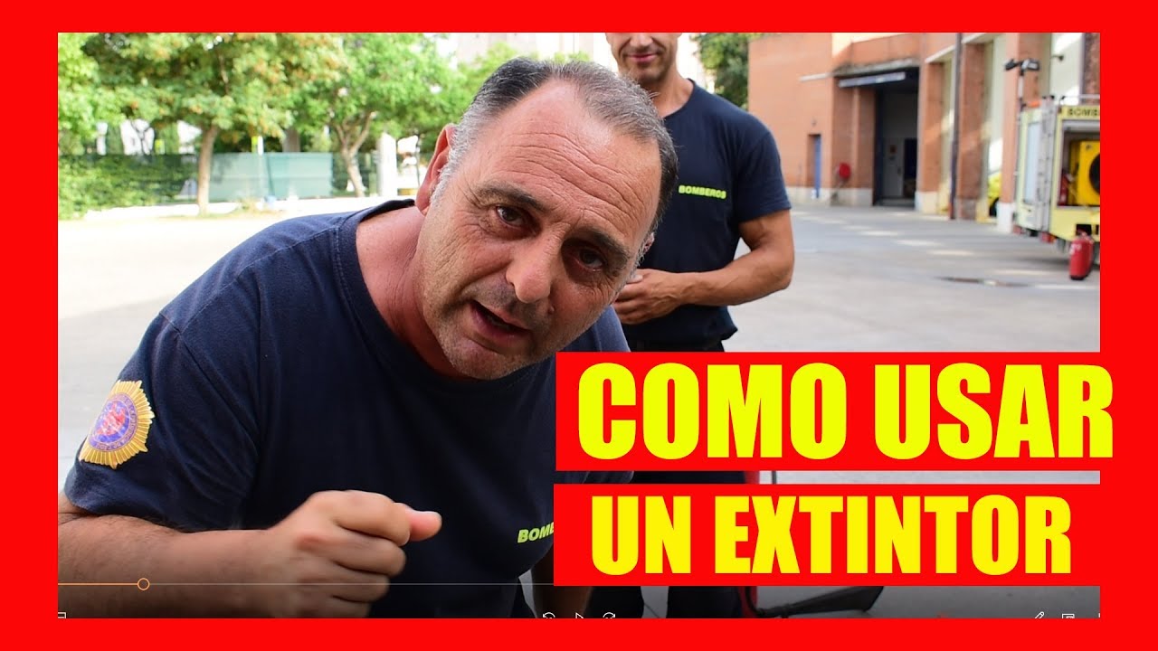 Como usar un extintor