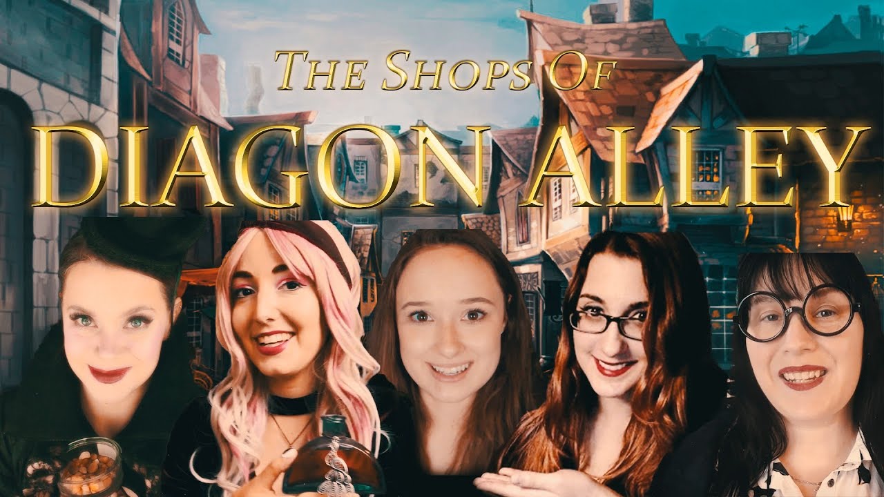 ✨ The Shops of Diagon Alley ✨ASMR [Part Two] 🔮 Magical Collab ✨Spells ⚗️Potions & More💎
