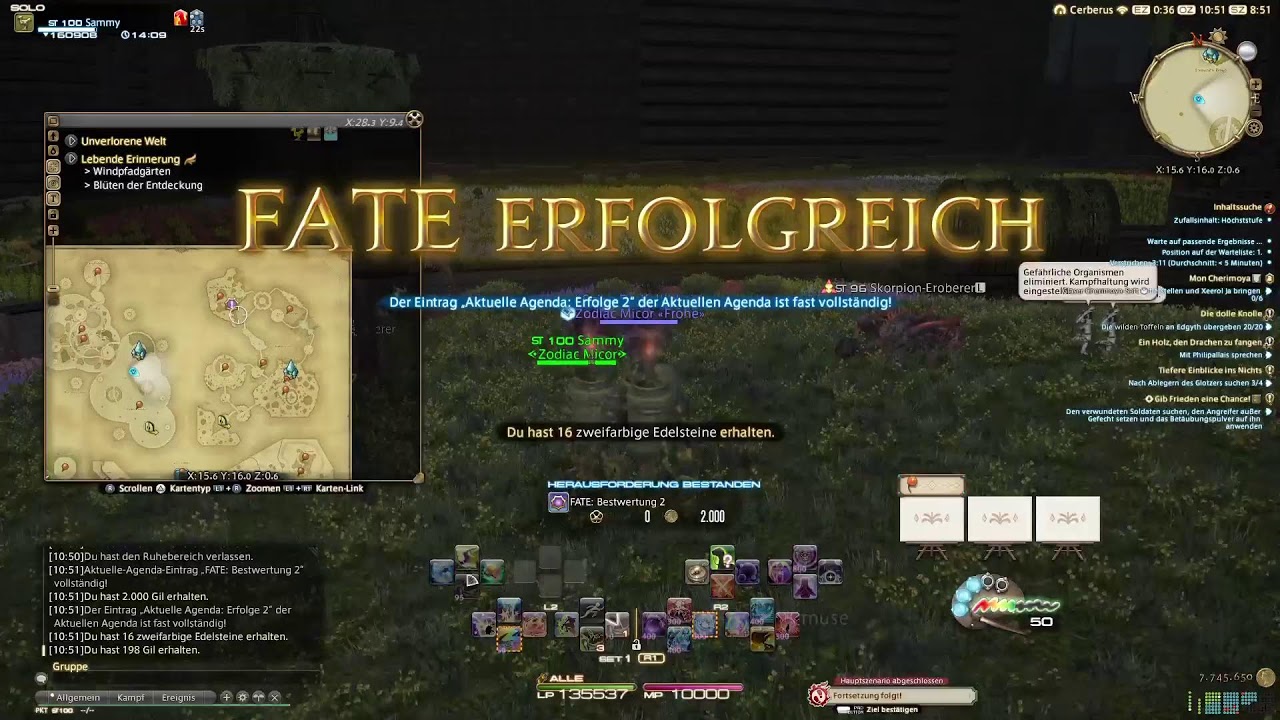 Final Fantasy 14 Zodiac's grind