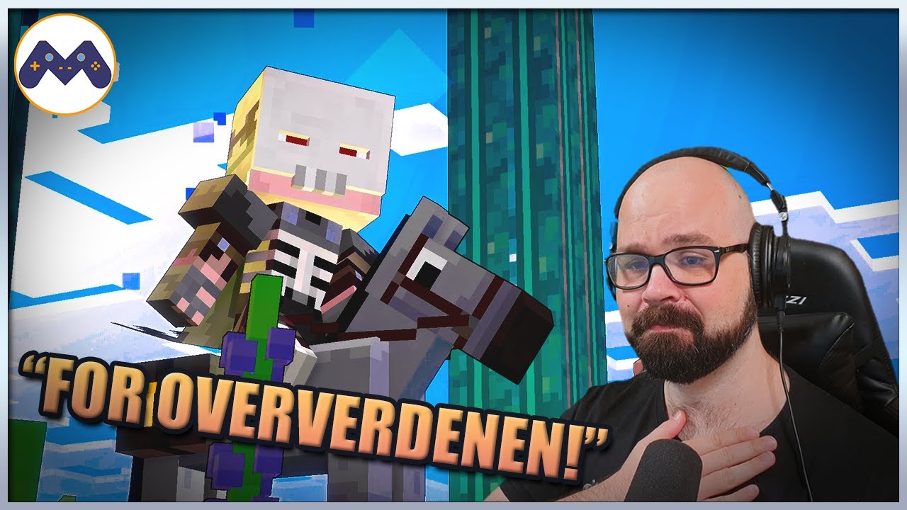 Jeg leder steinansikt og treskaller til krig mot slemme griser! 🐷 || Minecraft Legends