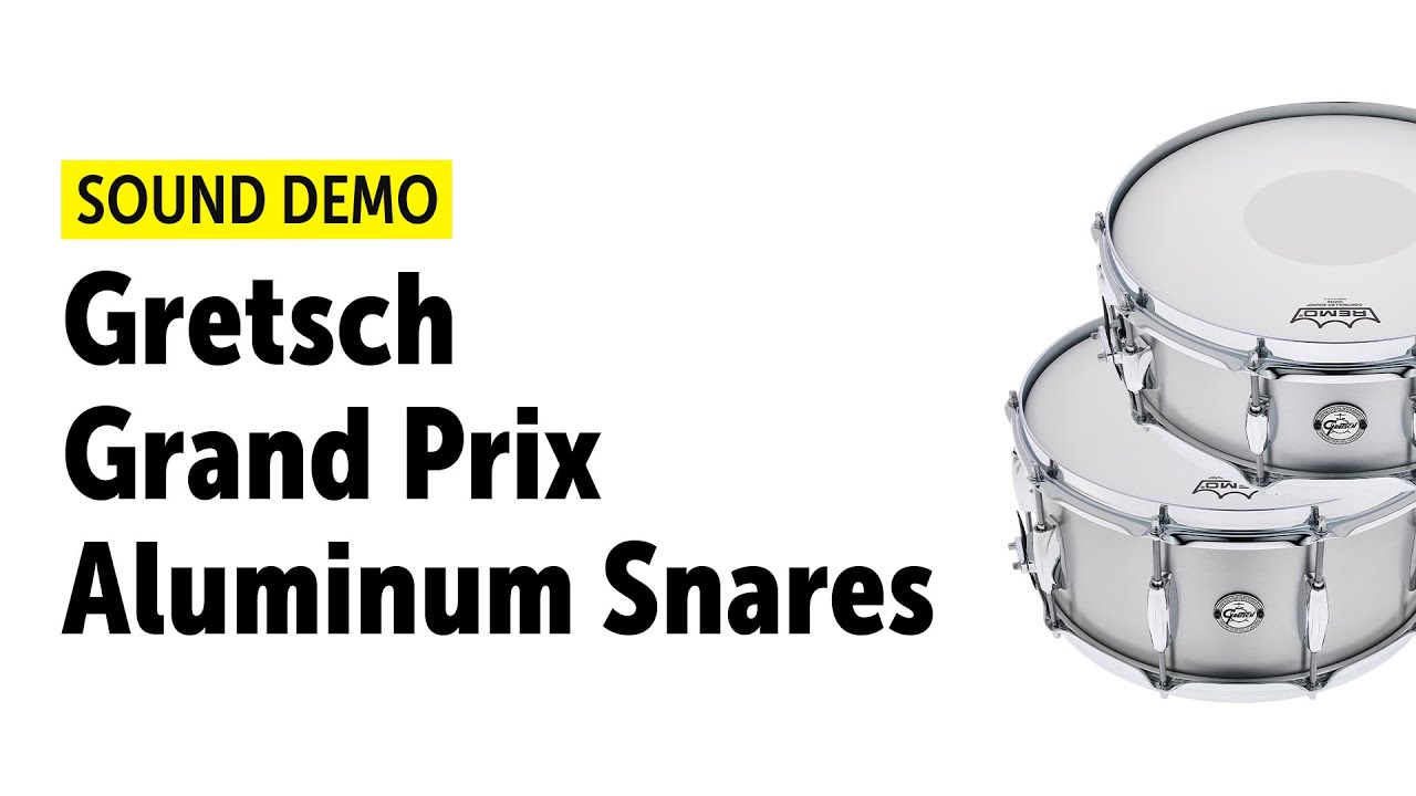 Gretsch | Grand Prix | Aluminum Snares | Sound Demo