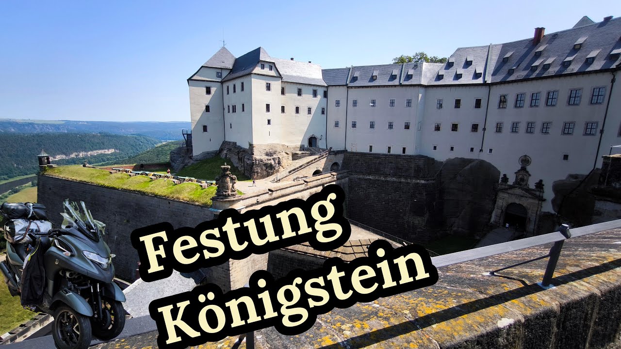 über Pirna zur Festung Königstein * Sächsische Schweiz Tour * Yamaha Tricity 300