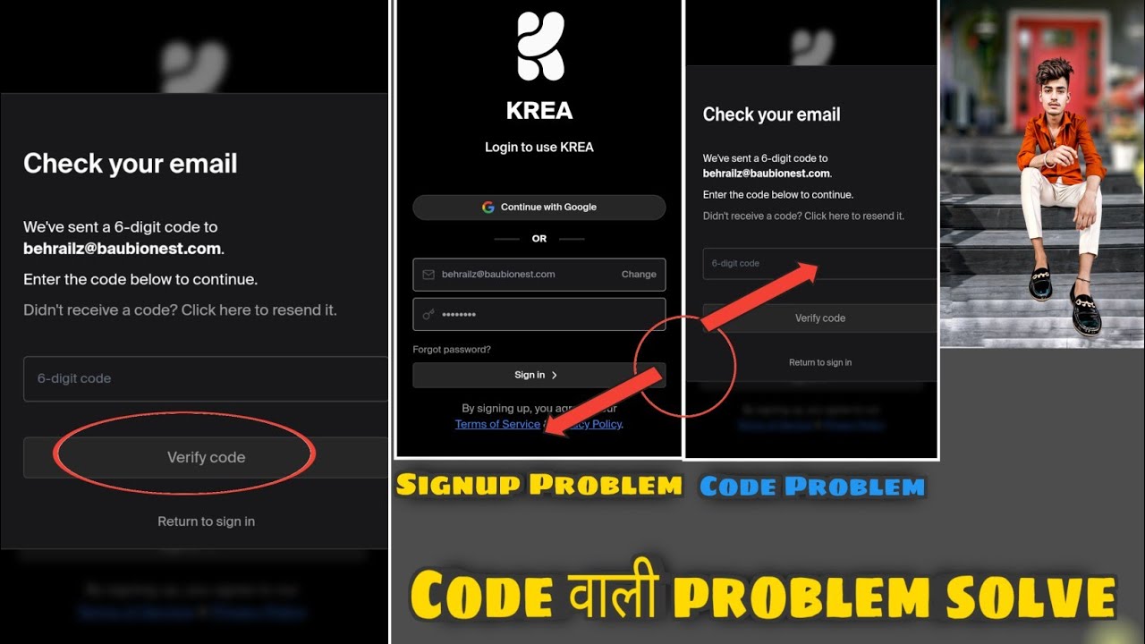 Krea Ai Me Signup Problem Solved |😱| Krea Ai High Quality Photo Enhancer || vikram editz