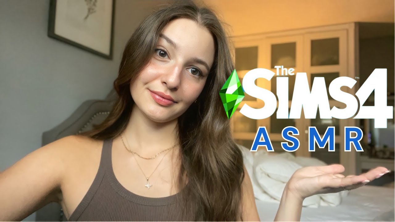 ASMR Sims 4 🏡 Decorating a SUPER COZY Home! 🌷 (Whispers, Keyboard Sounds)