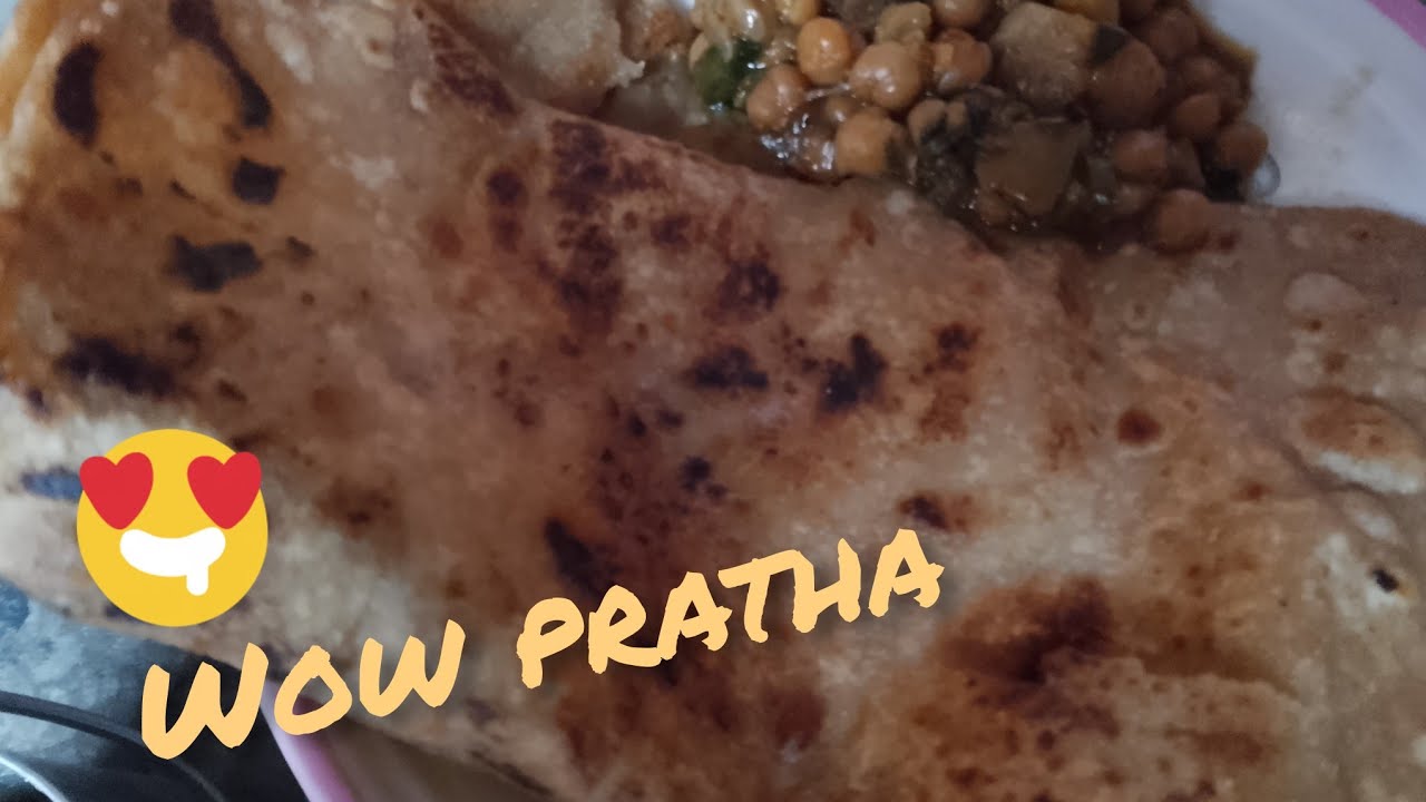 I made pratha and my daughter hold camera || It's very special moment for me