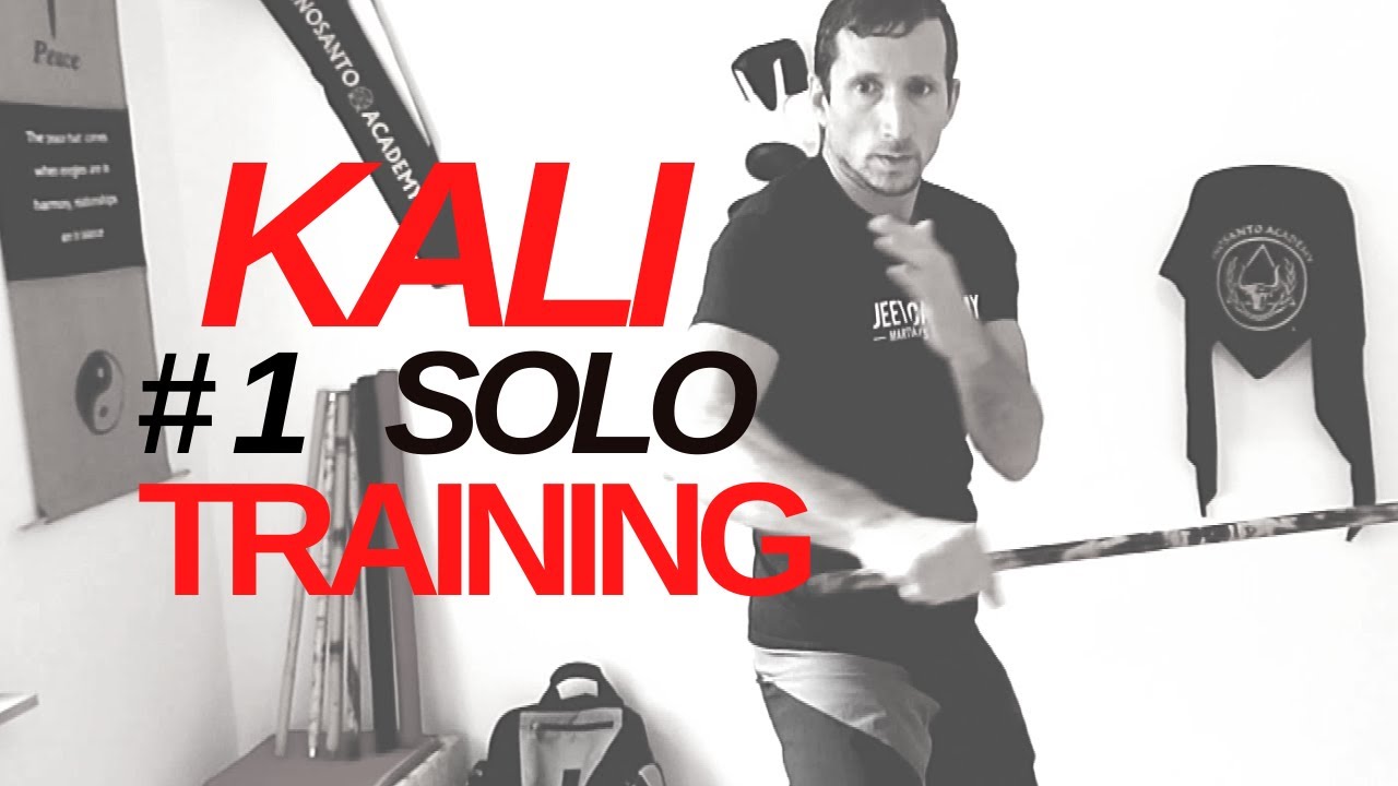 KALI SOLO TRAINING #1 | Basic Strikes