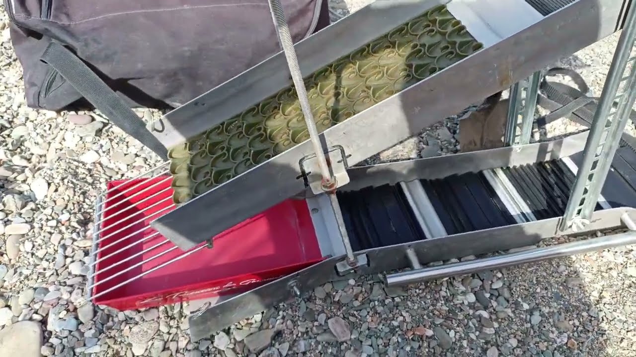 FABRIQUER UN HIGHBANKER ORPAILLAGE, présentation et montage.   #orpaillage #gold  #or