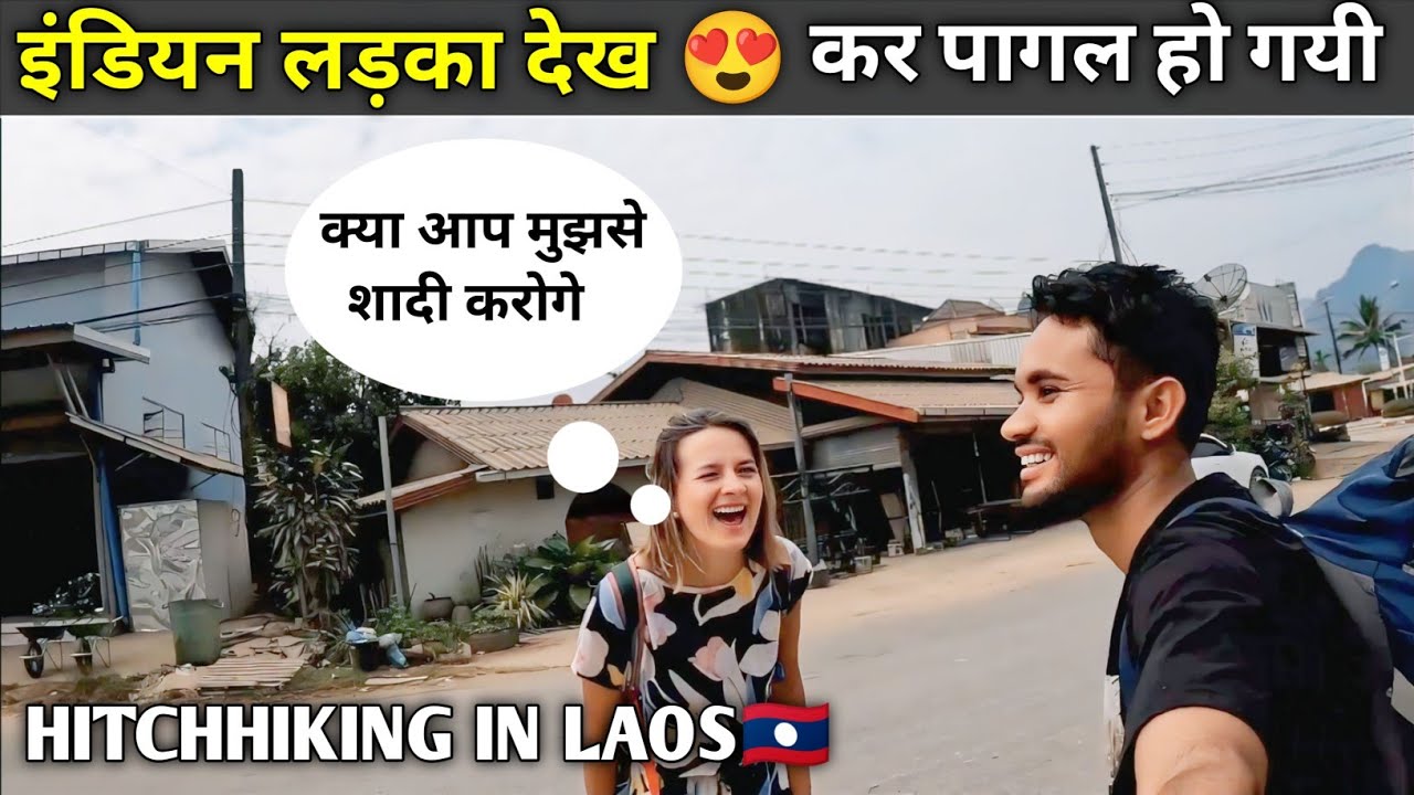 MEET MY POLAND🇵🇱 FRIEND | HITCHHIKING IN LAOS🇱🇦 | VANG VIENG TO VIENTIANE CITY | INDO ENGINEER