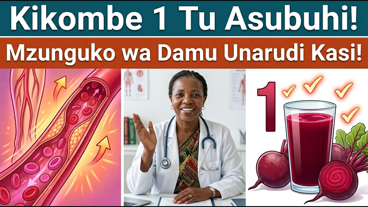 Okoa Miguu Yako! Jinsi ya Kuzibua Mishipa ya Damu Bila Madawa Makali.
