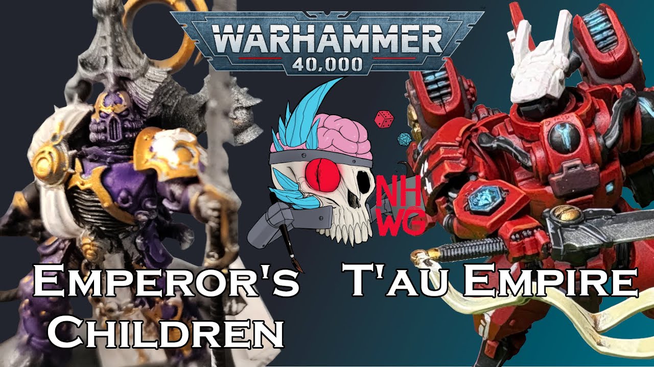 The Way of the Flawless Blade: #emperorschildren vs #tauempire a Warhammer 40k Battle Report