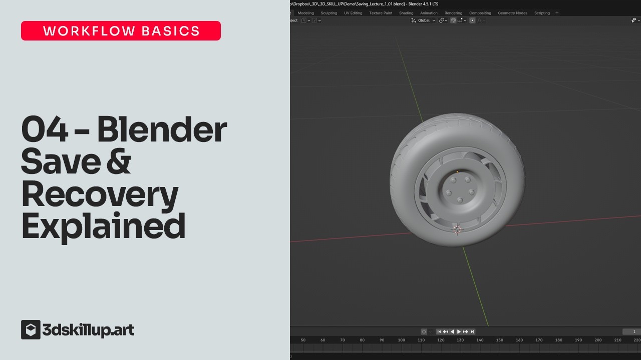 04 - Blender Save & Recovery Explained