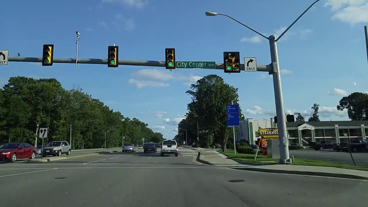 Driving by Newport News,Virginia