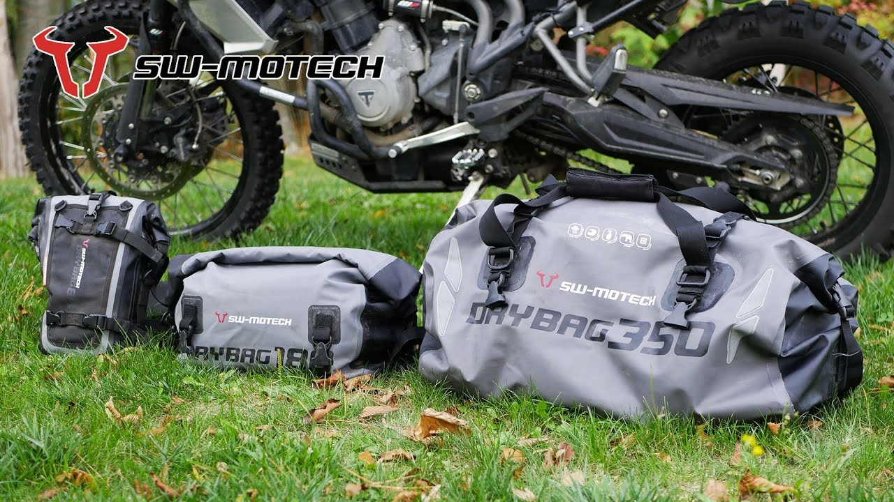 Test des sacs SW Motech Drybag 350, 180 et 80 : mon avis après 1 an d'utilisation