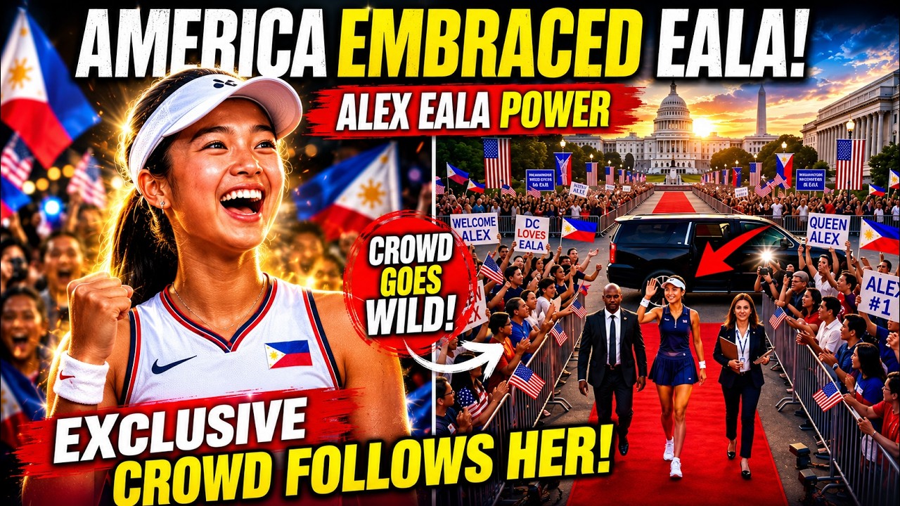 🔥 CROWD GOES ABSOLUTELY WILD! Alex Eala's Epic Washington DC Arrival Before the $1.06M WTA 500!