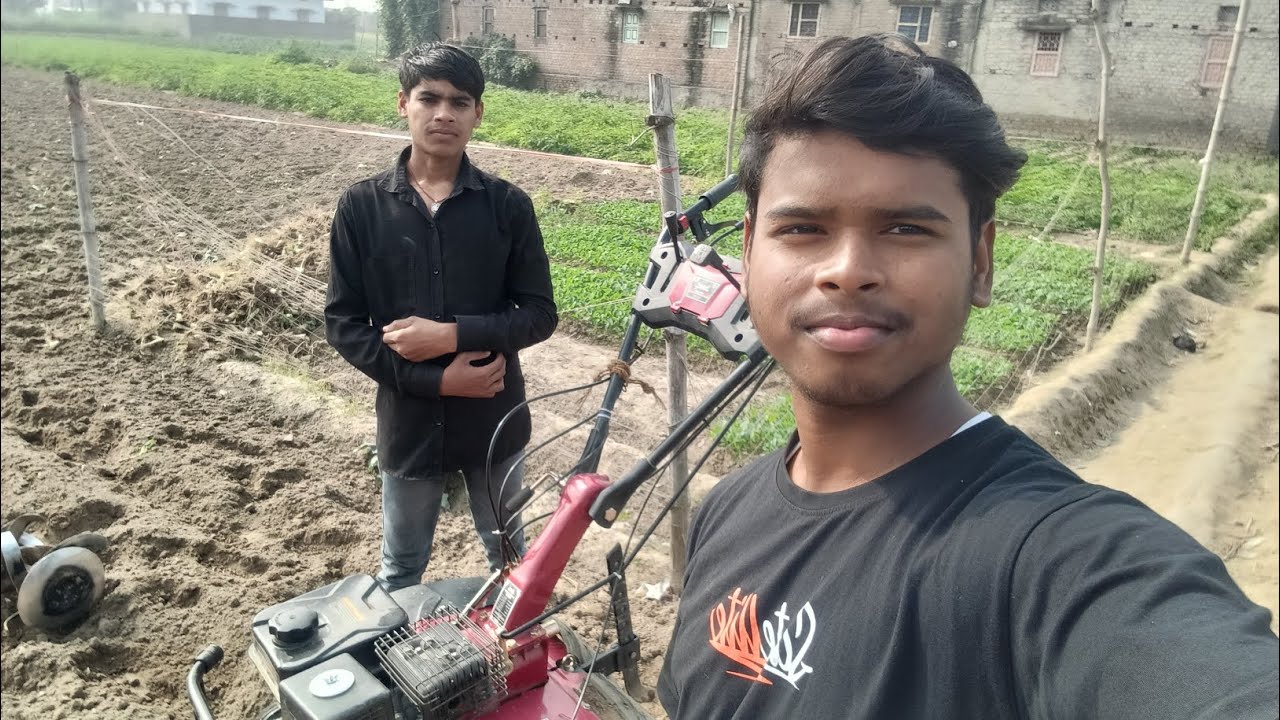 Pahli bar TRAI Kiya mini tractor 🚜🌾👌#farminglife#vlog 