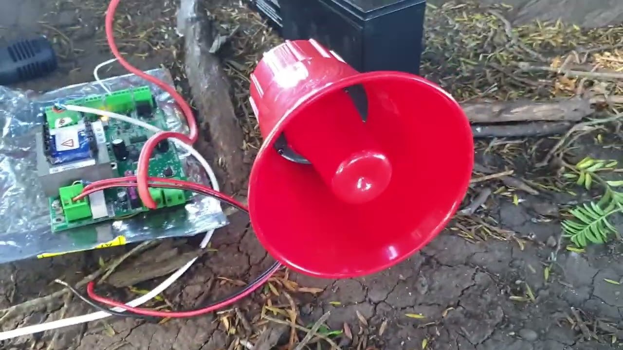 Testing A 5 Watt 100V Horn with the 24V 50W AMP