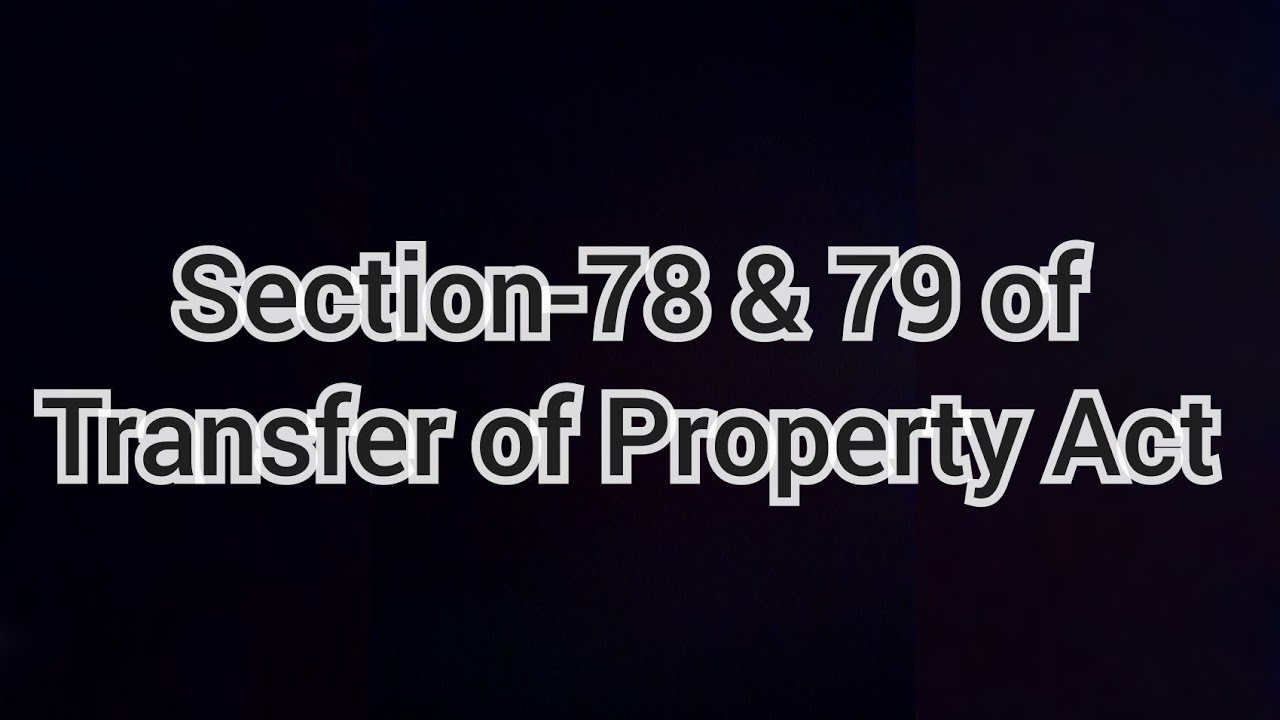 Section 78 & 79 of Transfer of Property Act || TPA || Priority Under TPA || Studio Legis