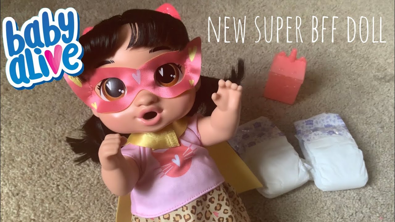 New Baby Alive Super Bff Doll Katie Kat Unboxing + Review